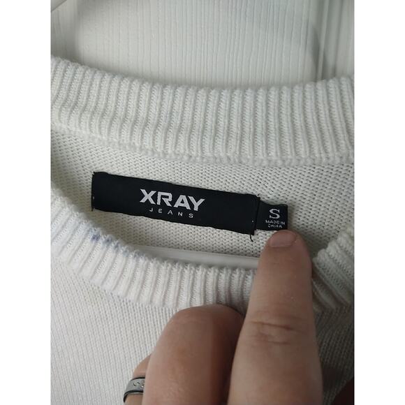 XRay Jeans Men's Sweater Arrow Tie Dye Crew Neck Long Sleeve Casual - Picture 3 of 7